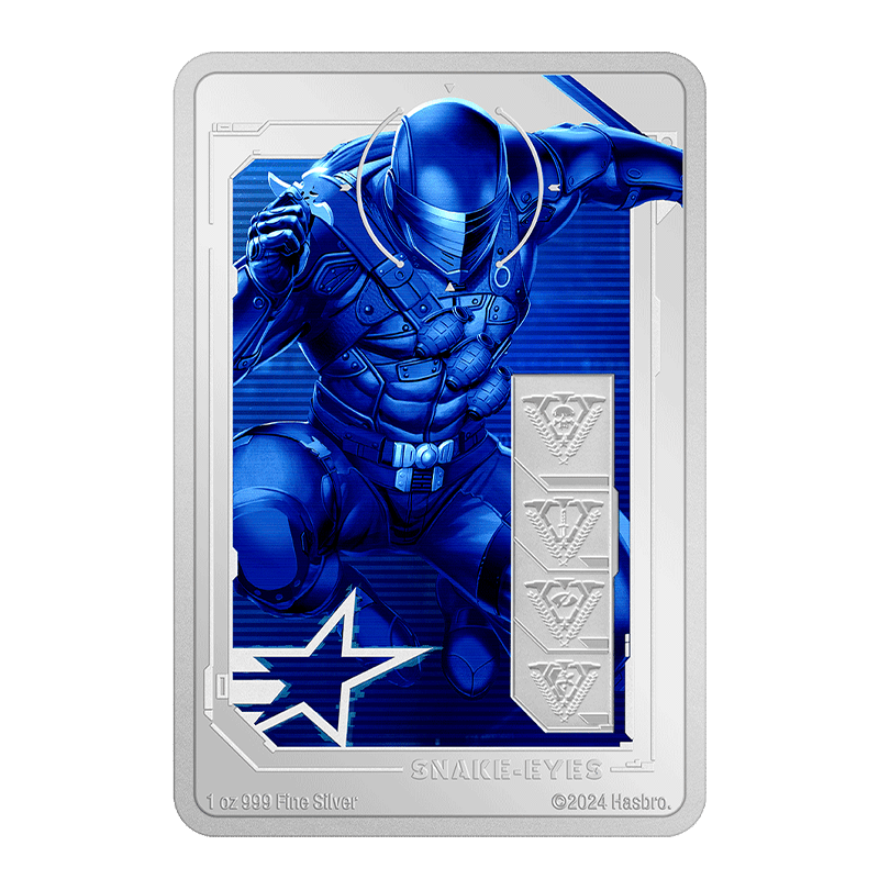 Image pour Pièce d’argent de 1 oz G.I. Joe Snake Eyes (2024) à partir de Métaux précieux TD